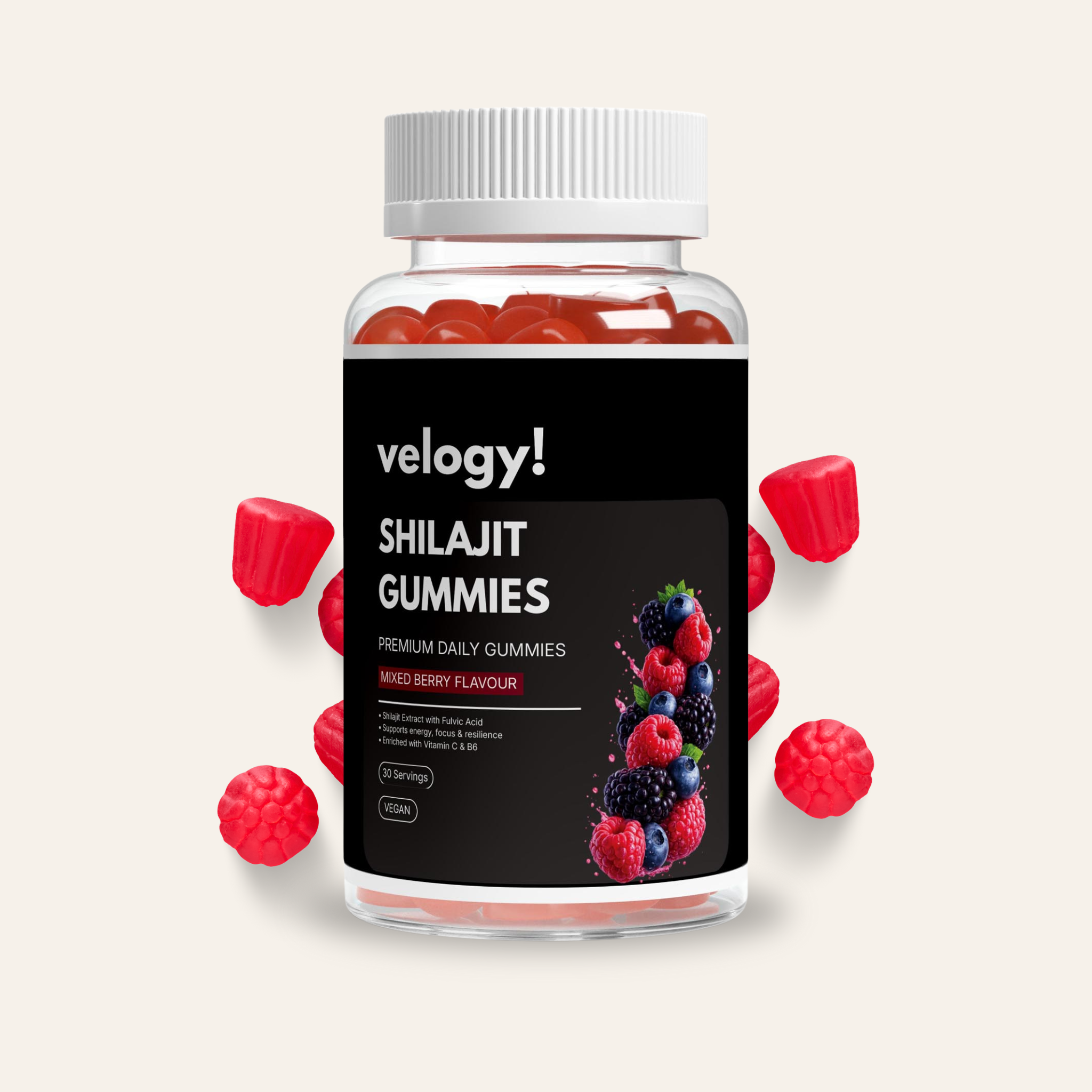 Shilajit Gummies: 60 Stk