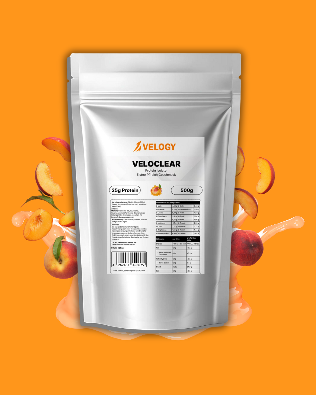 VELOCLEAR Eistee Pfirsich