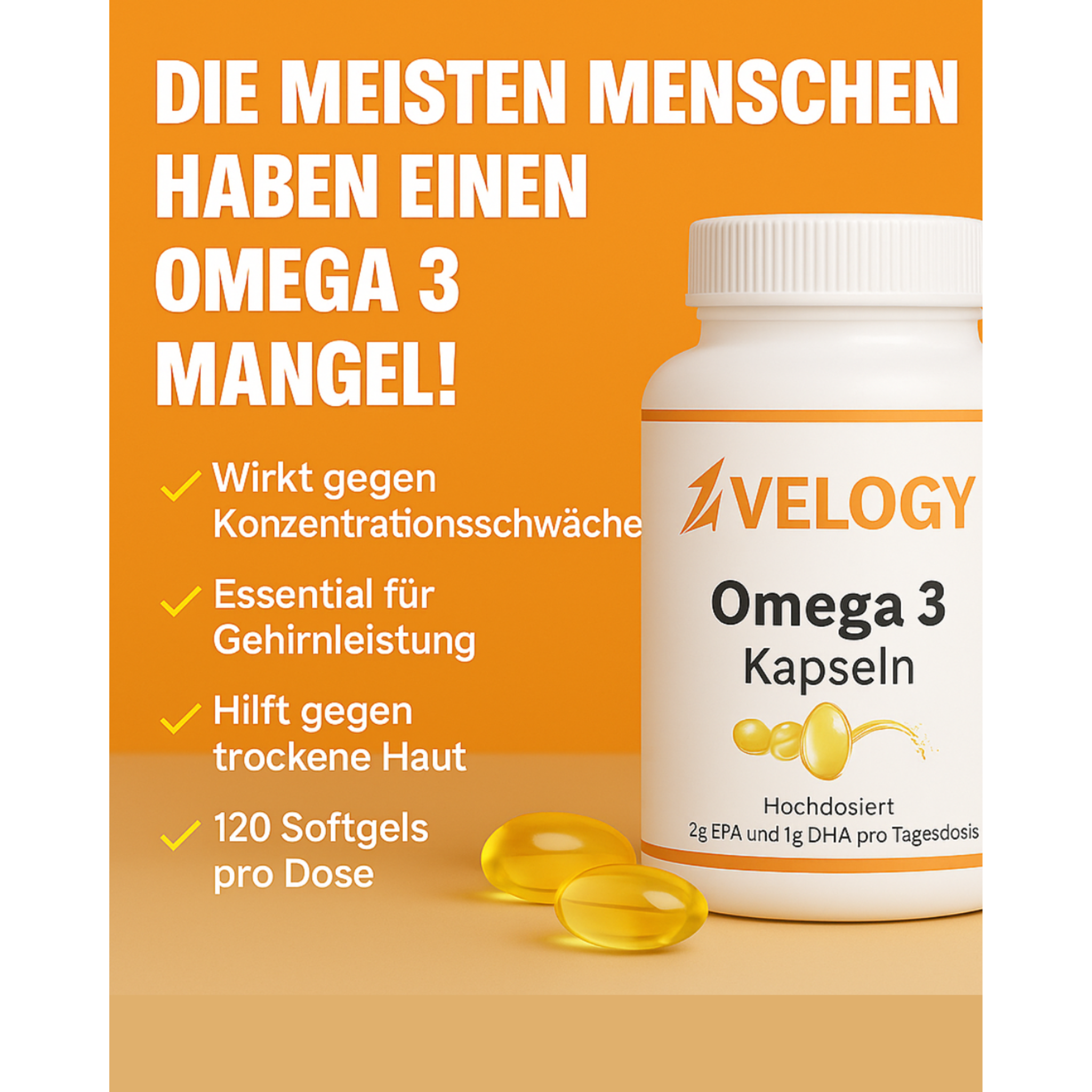 Omega 3 - 120 Softgels