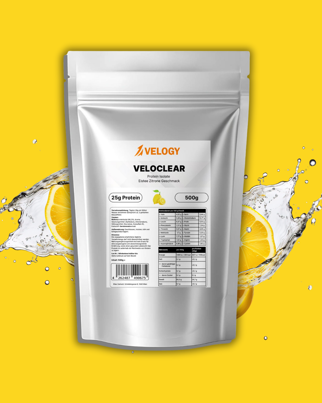 VELOCLEAR Eistee Zitrone