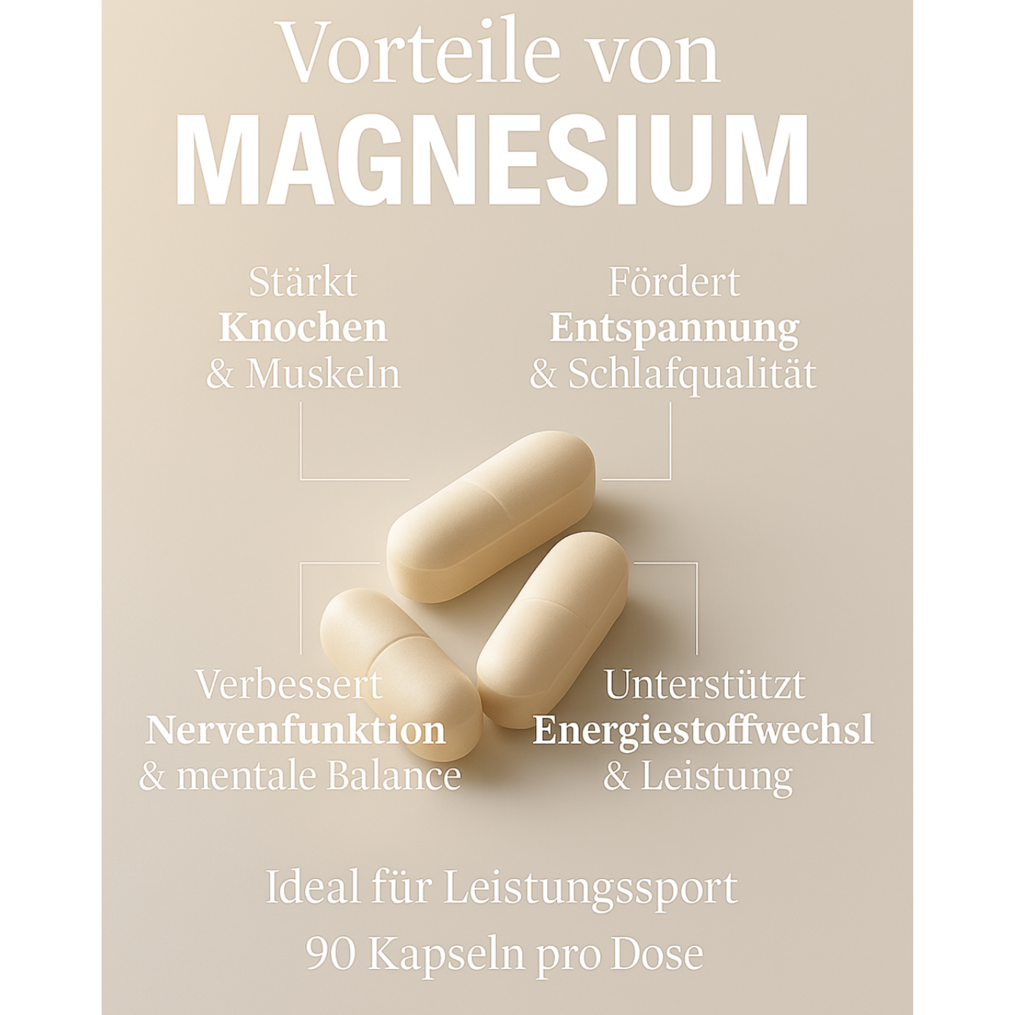 Magnesium + B6 - 90 Kapseln