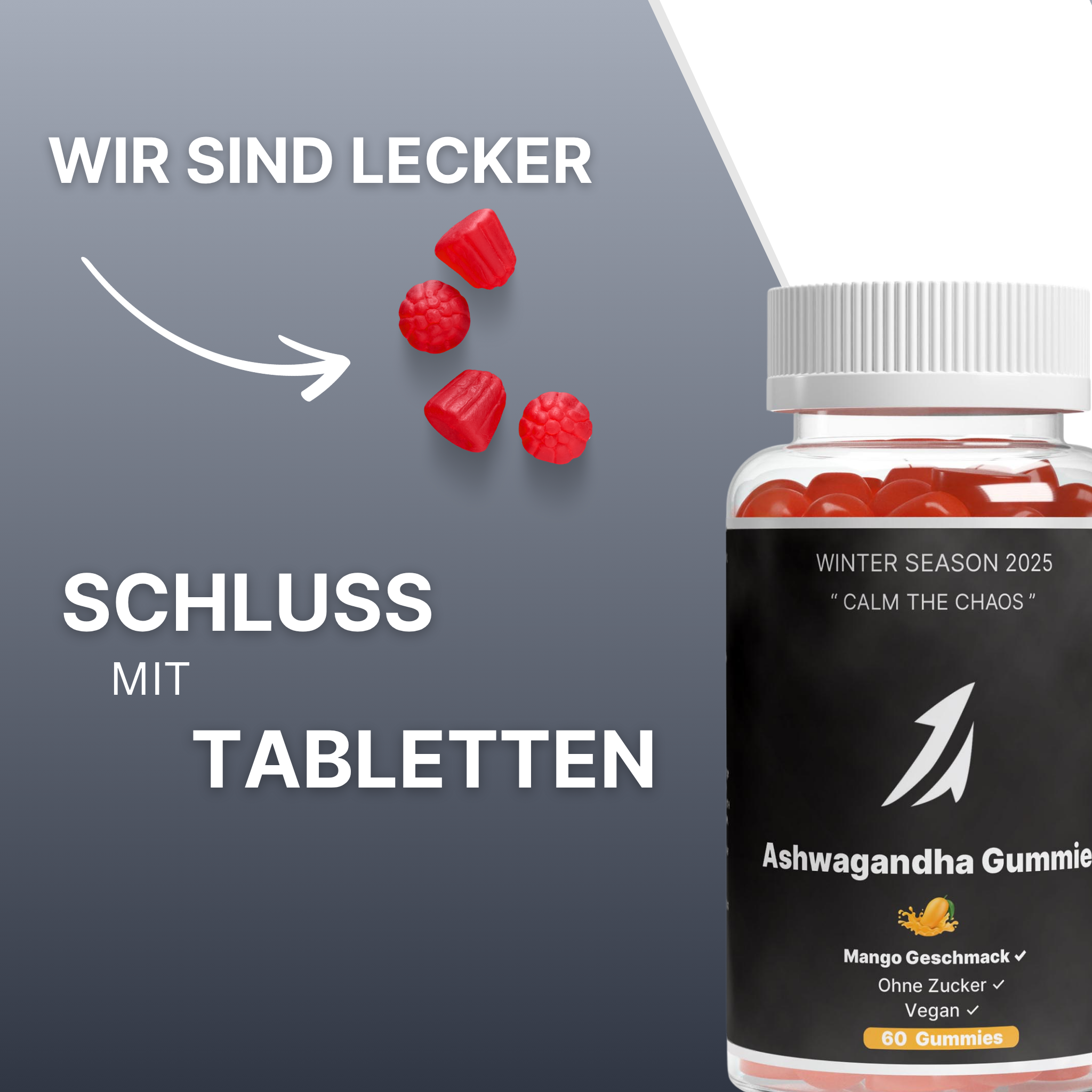 Ashwagandha + Vitamin B6 Gummies - 60 Stk.