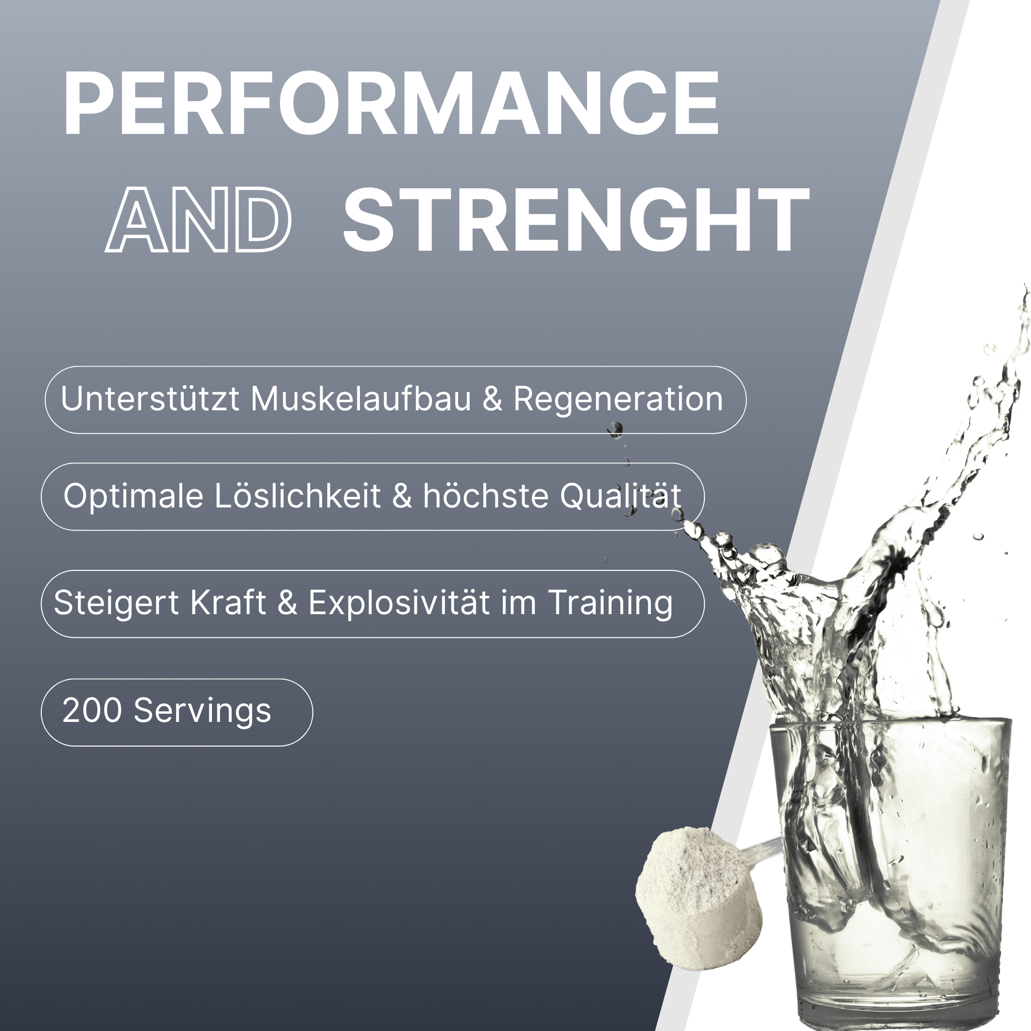 Kreatin Monohydrat - 1000g